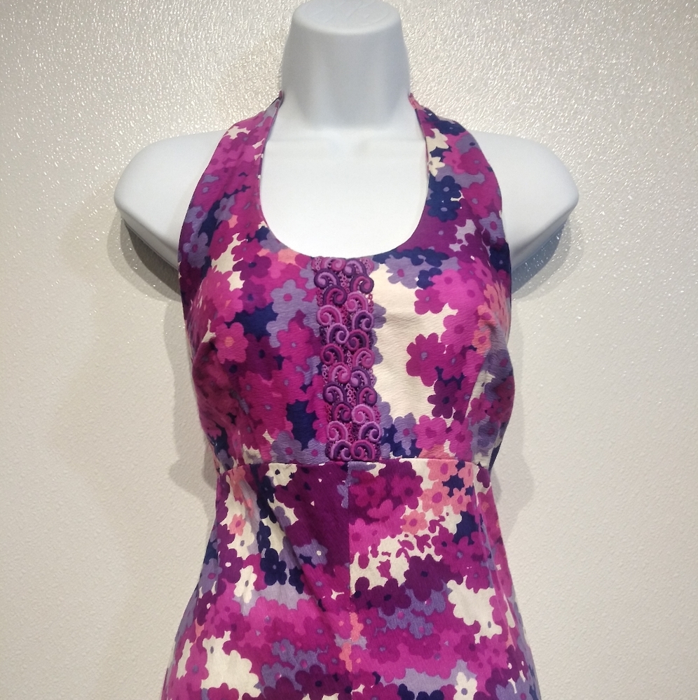 VTG Maxi Halter Dress